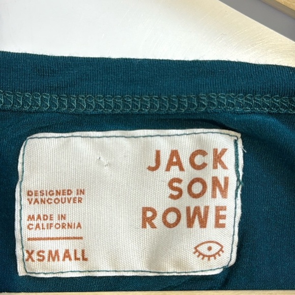 Jackson Rowe Teal T-Shirt Size Extra Small - Picture 2 of 6